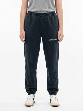 Lonely Ghost Men's Black Fleece Sweatpants